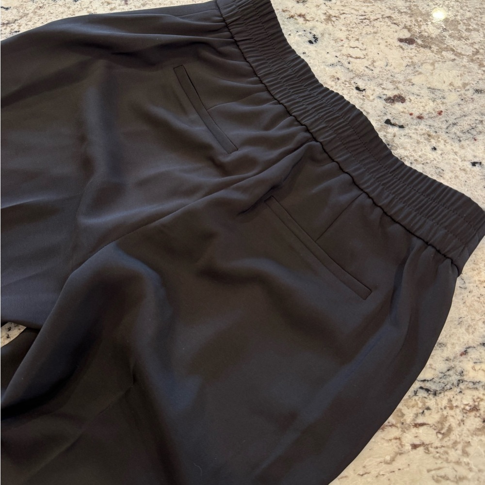 Quince Stretch Crepe Ankle Pants Black Size 8 NWT Work Career - Picture 12 of 13